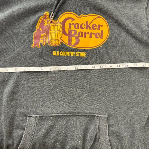 Cracker Barrel Hoodie - Women's Large, Gray, Soft & Cozy, Good Condition - Picture 6 of 7